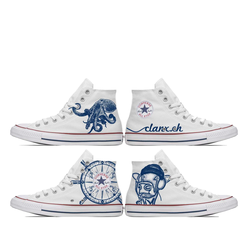 Drucksachen Clanx – bedruckte Chucks