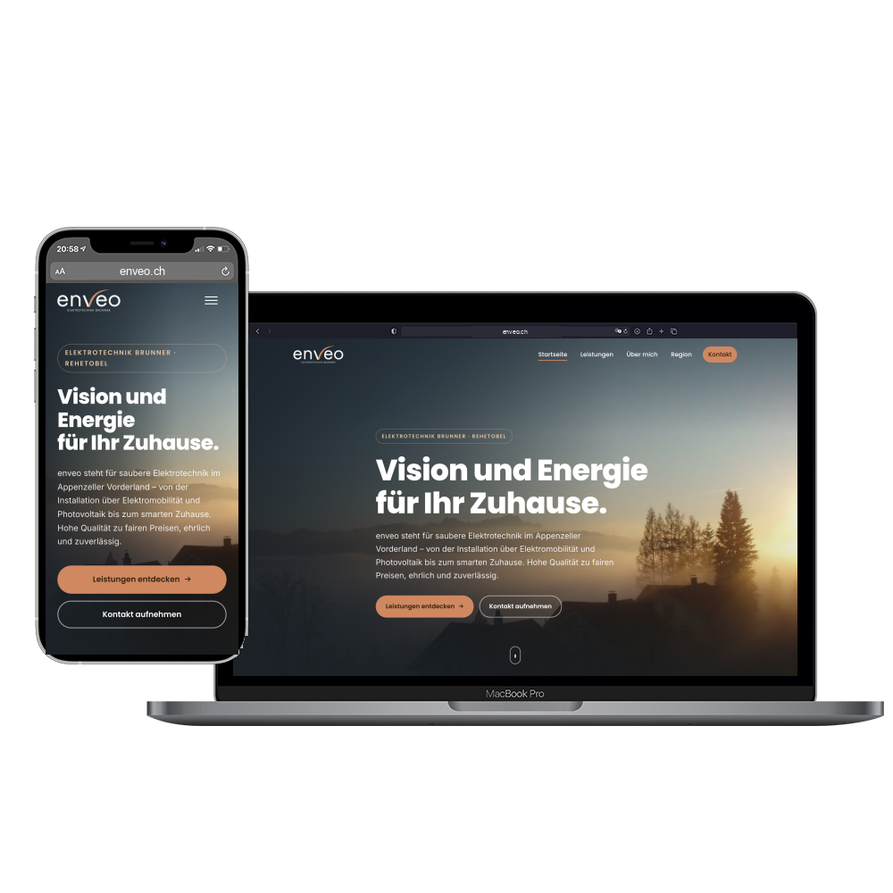 enveo.ch - Webdesign, Logodesign